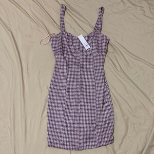 Francesca's Collections Houndstooth Mini Dress